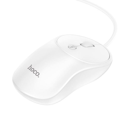 Ratón HOCO GM13 USB tipo A 1600 DPI Blanco Ambidextro Cable