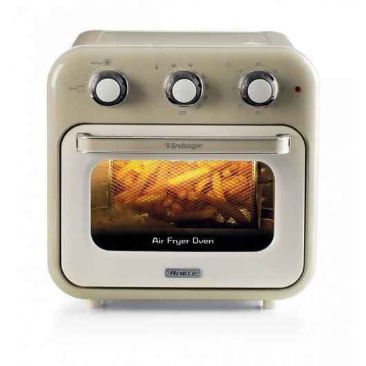 Airfryer Ariete 4632CR 16L 1400W met Timer en Roterende Mand