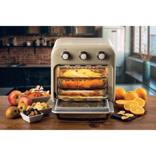 Airfryer Ariete 4632CR 16L 1400W met Timer en Roterende Mand