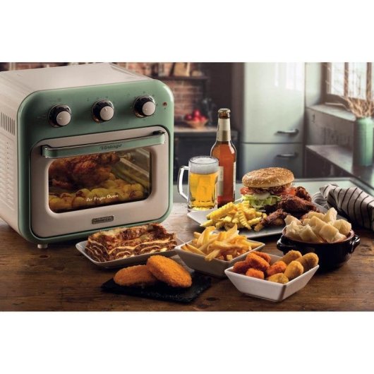 Freidora de Aire Ariete 4632/04 16L 1400W con Temporizador y Cesta Giratoria