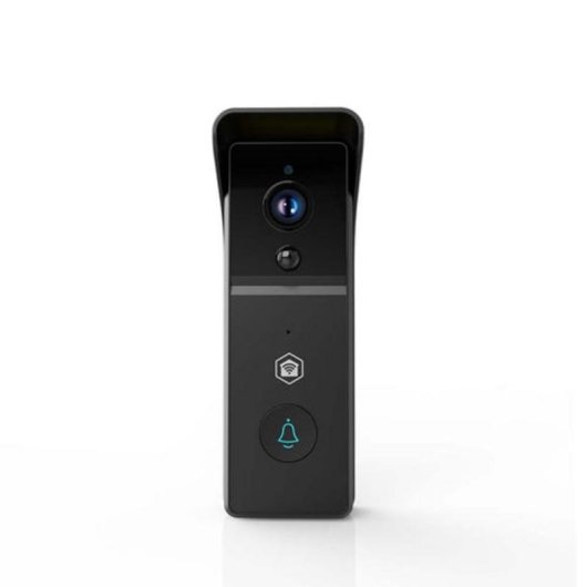 Timbre Nedis WIFICDP21BK Wi-Fi inalámbrico sensor movimiento exterior negro