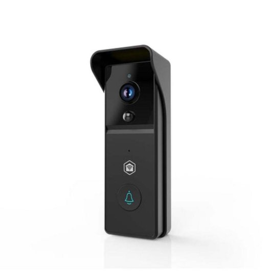 Timbre Nedis WIFICDP21BK Wi-Fi inalámbrico sensor movimiento exterior negro