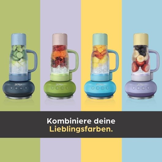 Batidora de vaso portátil Ninja BlendBOSS DB351EUCY 1100 W 0,71 L Gris Oscuro