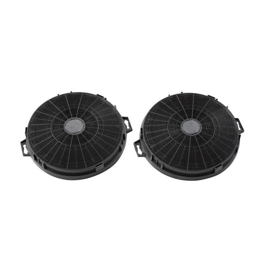 Filtro para campana extractora Smeg KITFC450 Carbón activo 2 piezas Negro