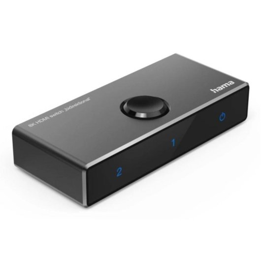 Conmutador HDMI Hama 00205324 Bidireccional 8K 120 Hz Negro