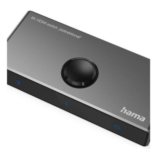 Conmutador HDMI Hama 00205324 Bidireccional 8K 120 Hz Negro