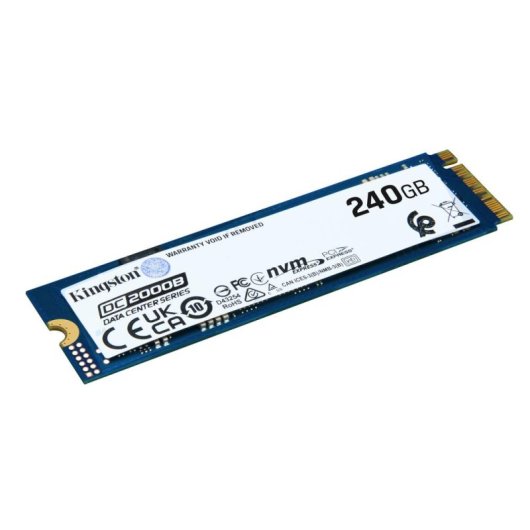 Disco duro Kingston DC2000B 240GB SSD M.2 PCIe 4.0 4500MB/s sin disipador