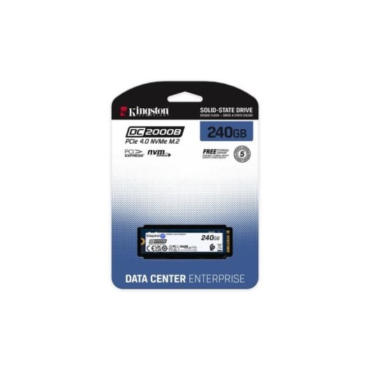 Disco duro Kingston DC2000B 240GB SSD M.2 PCIe 4.0 4500MB/s sin disipador