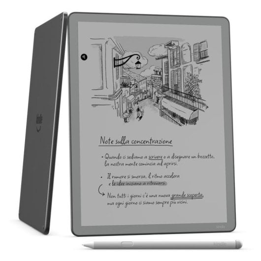 Libro Elettronico Amazon Kindle Scribe WiFi 11" 16GB Graphite con Stylus Pen