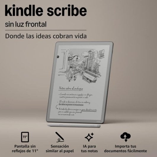 Libro Elettronico Amazon Kindle Scribe WiFi 11" 16GB Graphite con Stylus Pen