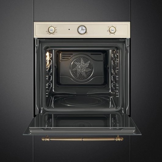 Four Encastrable SMEG SFP67C1TPO Pyrolyse 65L 60cm A Fonction Pizza Crème