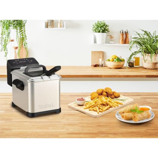 Oliefriteuse Tefal Family Pro FR507D 4L 2400W met Koude Zone Touchscreen