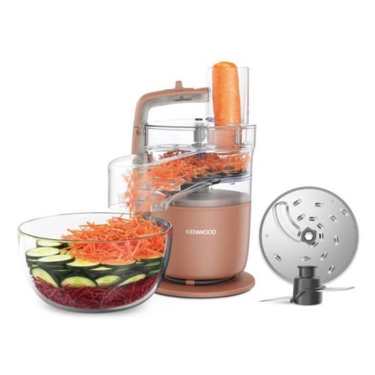 Robot de cocina Kenwood MultiPro Go FDP22.130RD 1,3 L Rojo 650 W