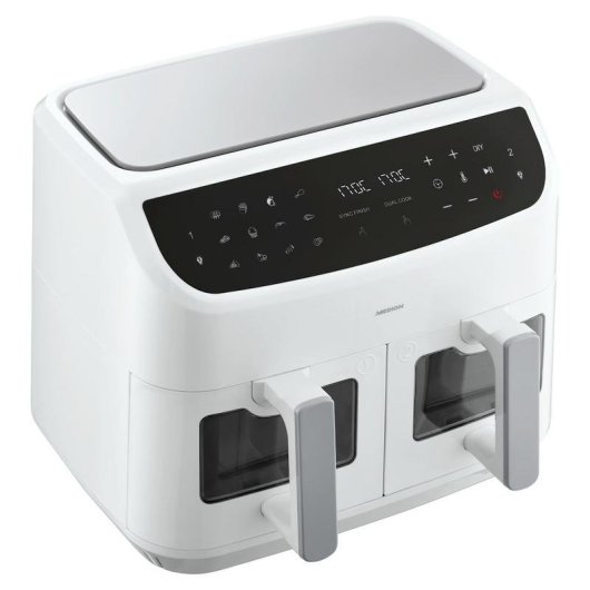 Freidora de aire Medion LIFE P20 8,7L 2600W doble cámara con pantalla táctil