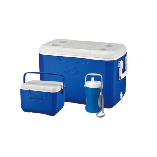 Caisse isotherme Coleman Cooler Combo 45,7 L 48 h bleu/blanc