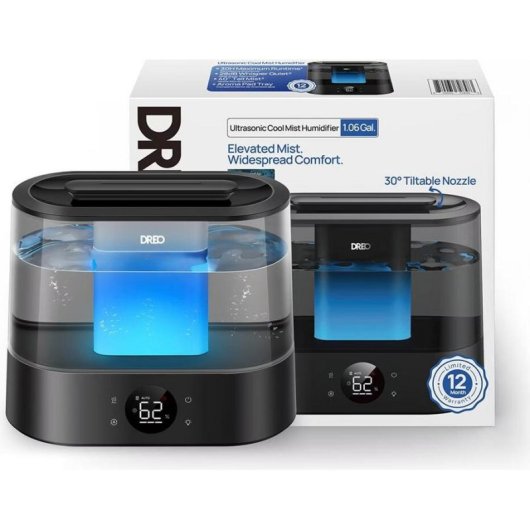 Humidificador Dreo HM311S Gris LED Mesa 280 mm