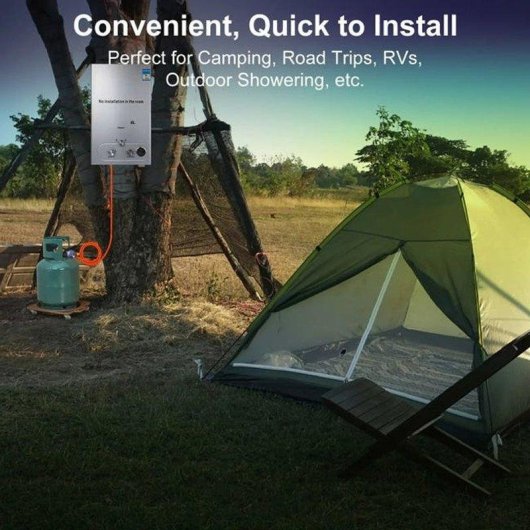 Scaldabagno istantaneo Generico 12L 24kW montaggio parete display LED