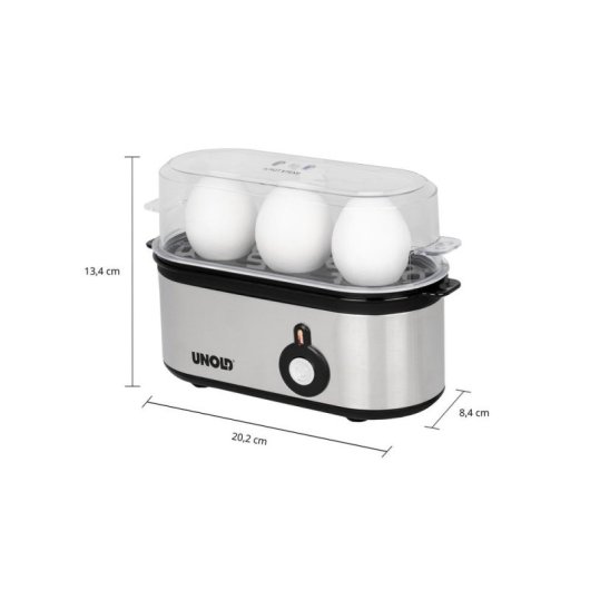 Cuecehuevos Unold 38610 3 huevos 210 W Acero inoxidable