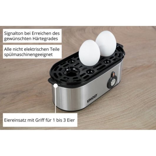 Cuecehuevos Unold 38610 3 huevos 210 W Acero inoxidable