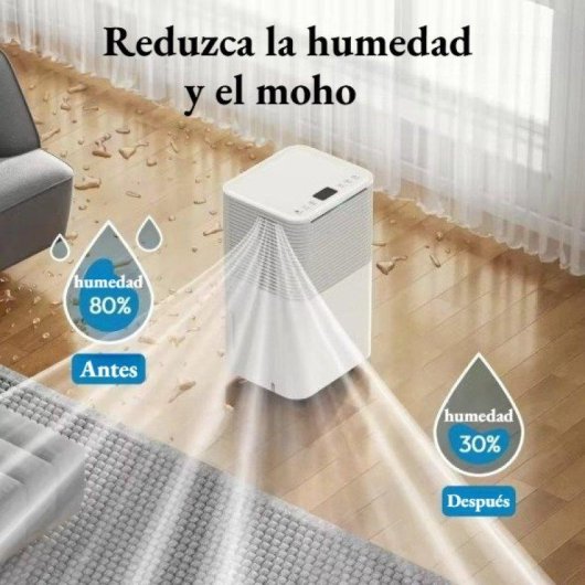 Desumidificador Portátil 12 Litros 3 Modos Temporizador