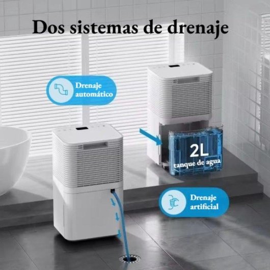 Desumidificador Portátil 12 Litros 3 Modos Temporizador
