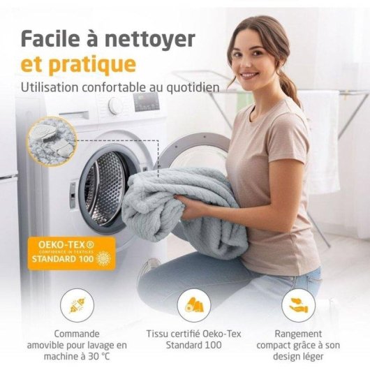 Manta térmica reversible Medisana HB 416 120 W 9 niveles 180 x 130 cm