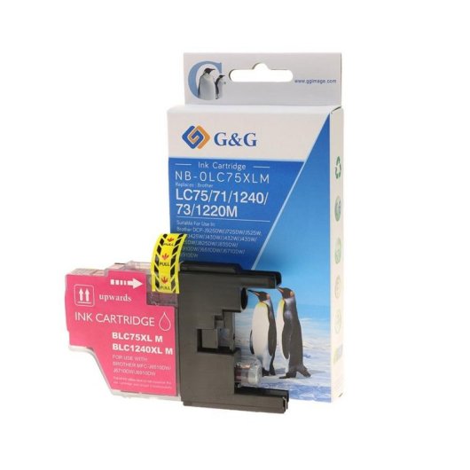 Cartouche d'encre Magenta G&G 14512 compatible Brother