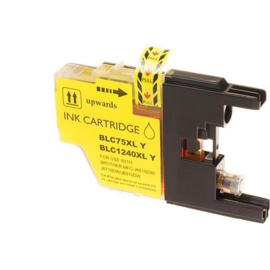 Cartouche d'encre jaune G&G 14513 compatible Brother LC-1240Y