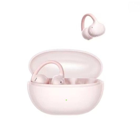 Auriculares Genérica inalámbricos Bluetooth con micrófono, IP67 y carga rápida rosa