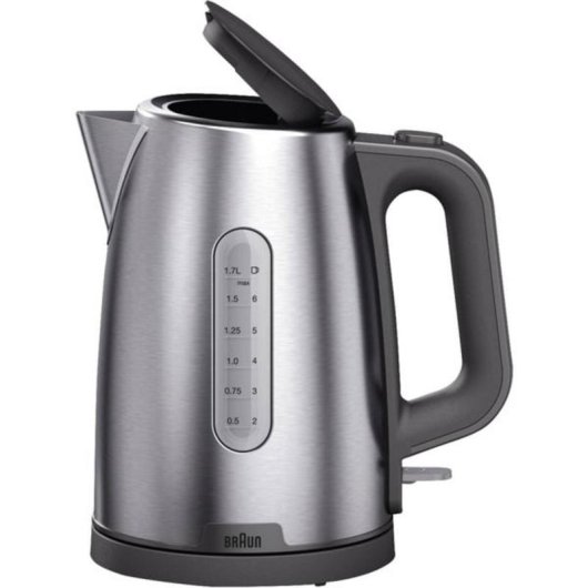 Wasserkocher Braun WK 1500 GY 1,7 L 2200 W Grau Edelstahl