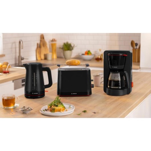 Toaster Bosch TAT3M123 2 Scheiben 950 W Schwarz