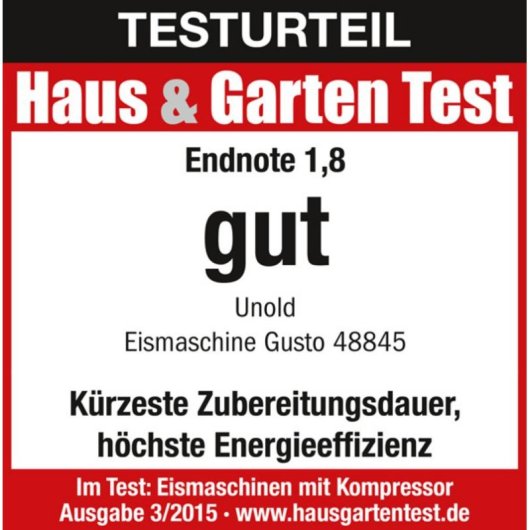 Eismaschine Unold 48845 Kompressor 2 L 180 W Schwarz Edelstahl