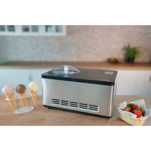 Eismaschine Unold 48845 Kompressor 2 L 180 W Schwarz Edelstahl