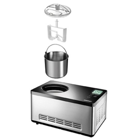 Eismaschine Unold 48845 Kompressor 2 L 180 W Schwarz Edelstahl