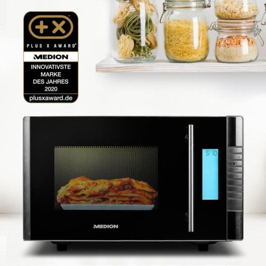 Microondes Medion MD 14482 20 Litres 800W avec Grill 1000W et 8 Programmes