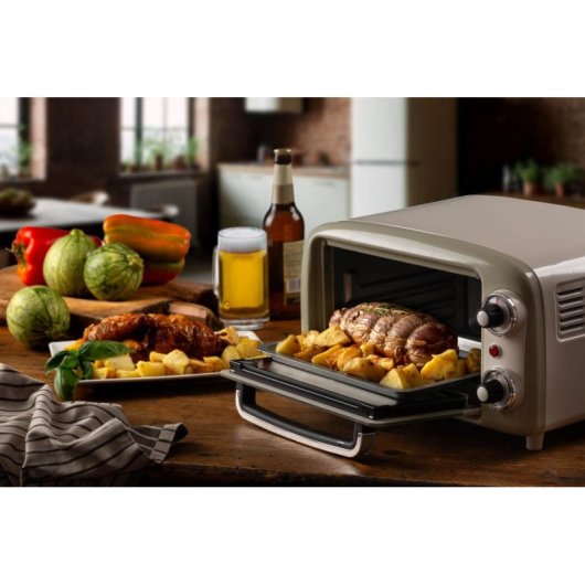 Minibackofen Ariete 3919/03 10L 37x21x31cm 800W Timer Cool-Touch Beige