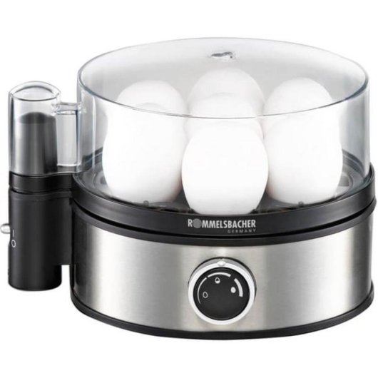 Cuecehuevos Rommelsbacher ER400 7 huevos 400 W Noir Acier inoxydable