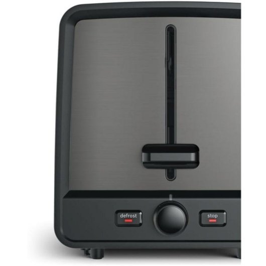 Tostadora Bosch TAT5P425DE 2 rebanadas 970 W Antracita Negro