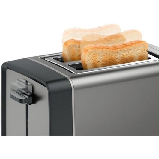 Tostadora Bosch TAT5P425DE 2 rebanadas 970 W Antracita Negro