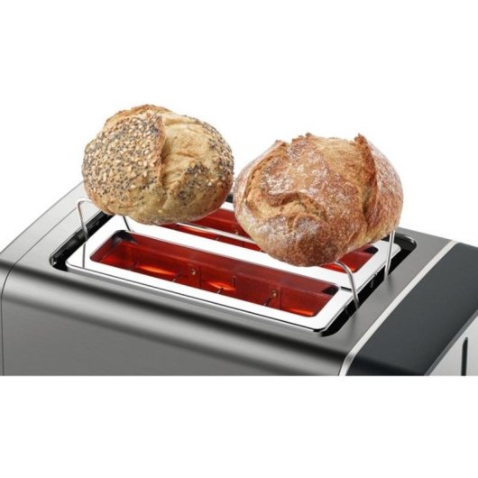 Tostadora Bosch TAT5P425DE 2 rebanadas 970 W Antracita Negro