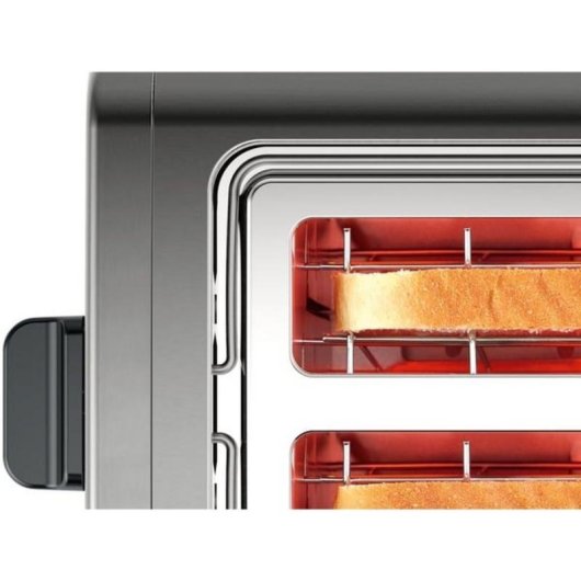 Tostadora Bosch TAT5P425DE 2 rebanadas 970 W Antracita Negro