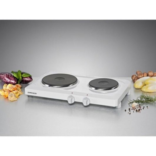 Piastra di cottura Rommelsbacher THS 2590 2 zone 2500W Bianca