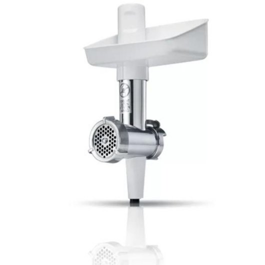 Picadora de carne Bosch MUZS2FWW acero satinado blanco para robot de cocina