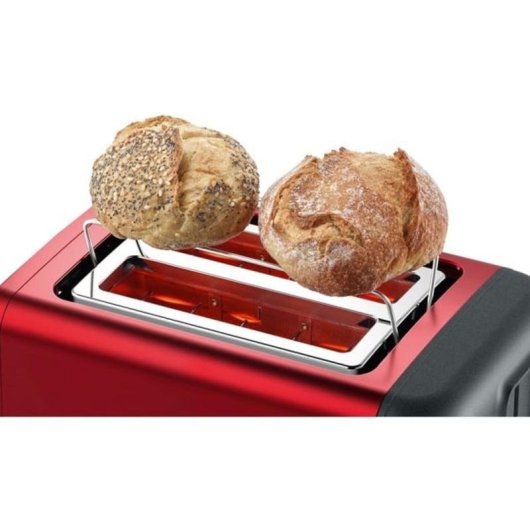 Tostadora Bosch TAT3P424DE 2 rebanadas 970 W Negro/Rojo