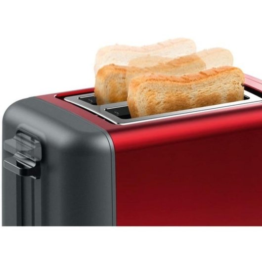 Tostadora Bosch TAT3P424DE 2 rebanadas 970 W Negro/Rojo