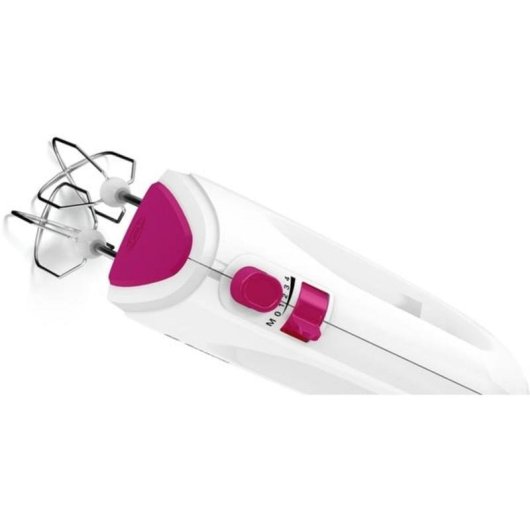 Batidora de mano Bosch MFQ2210P 375 W Rosa y Blanco