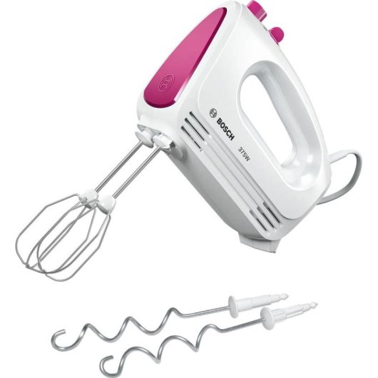 Batidora de mano Bosch MFQ2210P 375 W Rosa y Blanco