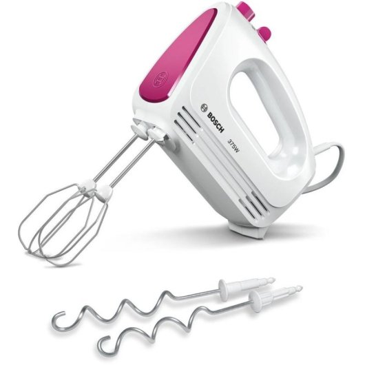 Batidora de mano Bosch MFQ2210P 375 W Rosa y Blanco