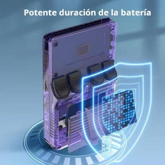 Consola D007 Retro RK3326 64GB 3.5" Portátil Negro