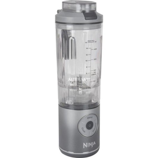 Tragbarer Mixer Ninja BC251EUSL 0,57 L Eiszerkleinerer Silber Transparent